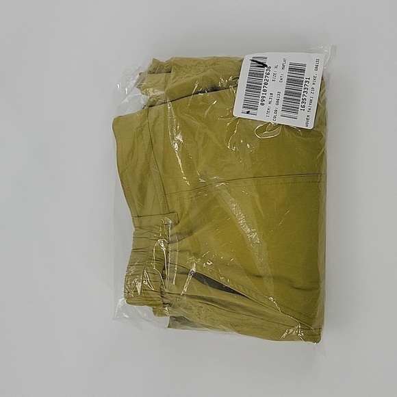 Madewell Zip-Front Tapered Shorts in Citrus Lime size XL NWT NL318 - Picture 12 of 12